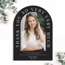 Modern Arch Afstuderen dank u kaart