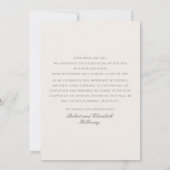 Modern Arch Beige Graduation Announcement Kaart (Achterkant)