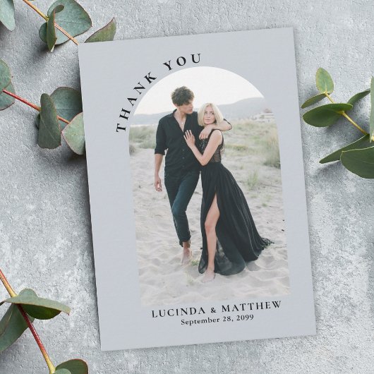 Modern Arch Boho Wedding Bedankt