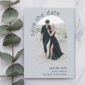 Modern Arch Boho Wedding Save the Date