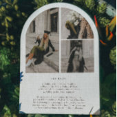 Modern Arch | Class Of Graduation Announcement Kaart