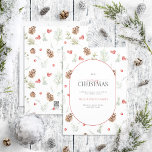 Modern Arch Cotton Winter Greenery Merry Kerstmis Feestdagenkaart<br><div class="desc">Hoe kan je vakantievrolijken beter verspreiden dan met onze moderne Arch Cotton Winter Greenery Merry Kerstfeestdag Kaart? Deze mooie kaart bevat een modern wintergroen patroon van winterplantaardige stoffen en katoenbollen, achter het pil gevormd inzetgebied met je vakantiegroeten. Het woord "Merry"wordt elegant geschreven in een manuscriptdoopvont, makend dit de perfecte kaart...</div>