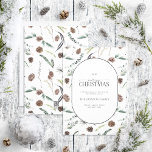 Modern Arch Dusty Winter Merry Kerstfeestdag C Feestdagenkaart<br><div class="desc">Hoe kunnen we vakantievrolijken beter verspreiden dan met onze moderne kerstfeestelijke Kaart in de winter? Deze mooie kaart bevat een modern wintergroen patroon van eucalyptus en botanische elementen, achter het pil gevormd inset met je vakantiewensen. Het woord "Merry"wordt elegant geschreven in een manuscriptdoopvont, makend dit de perfecte kaart om naar...</div>