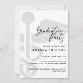 Modern Arch Foto Zwart Wit Verpleegkundigen Afstud Kaart (Achterkant)