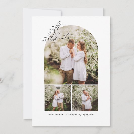 Modern Arch Fotofotografie Cadeaubon (Voorkant)