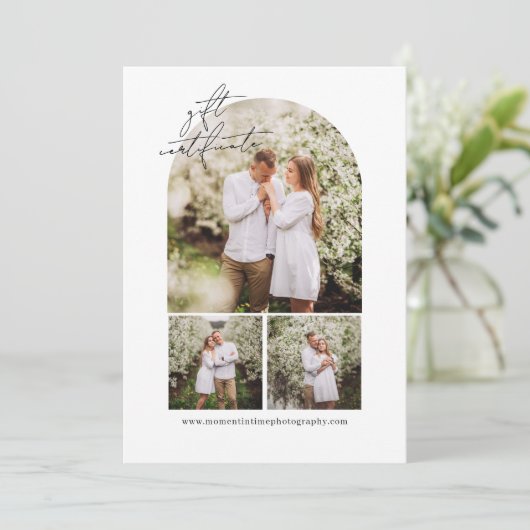 Modern Arch Fotofotografie Cadeaubon (Staand voorkant)