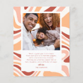 Modern Arch Groovy Kerstvakantie Foto Budget (Achterkant)