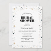 Modern Arch Light Terrazzo Vrijgezellenfeest Kaart (Voorkant)