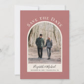 Modern Arch Lijst Foto Save The Date (Voorkant)