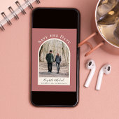 Modern Arch Lijst Foto Save The Date