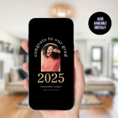 Modern Arch Photo 2025 Afstudeerder Black aangekon Aankondiging