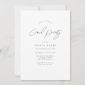 Modern Arch Photo Afstudeerder Party Kaart (Achterkant)