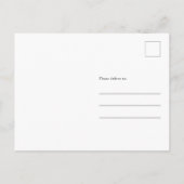 Modern Arch Photo Afstuderen Briefkaart (Achterkant)