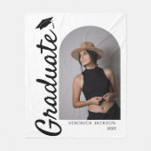 Modern Arch Photo Afstuderen Fleece Deken (Voorkant)