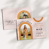 Modern Arch Photo Afstuderen Kaart