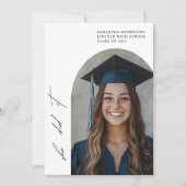 Modern Arch Photo Afstuderen | Klasse van 2025 Kaart (Voorkant)