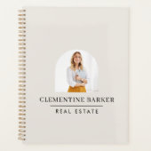 Modern arch photo Business Branding Planner (Voorkant)