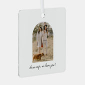 Modern Arch Photo Drive Safe Car Ornament (Voorkant Rechts)