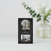 Modern Arch Photos Home Rental Property Manager Visitekaartje (Staand voorkant)