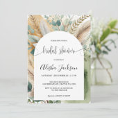 Modern Arch Terracotta & Sage Vrijgezellenfeest Kaart (Staand voorkant)