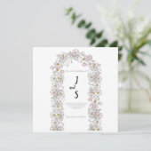 Modern Arch Wedding Thank you card Bedankkaart (Staand voorkant)