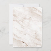 Modern Arched Photo Lijst Champagne Marble Back Save The Date (Achterkant)