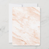 Modern Arched Photo Lijst Terracotta Marble Back Save The Date (Achterkant)