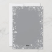 Modern Arched Photo on Grey Christmas Feestdagenkaart (Achterkant)