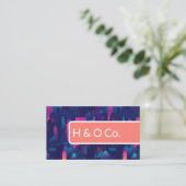 Modern Architect Bold Visitekaartje (Staand voorkant)