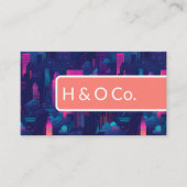 Modern Architect Bold Visitekaartje (Voorkant)