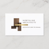 Modern Architectenbureau Logo Visitekaartje (Voorkant)