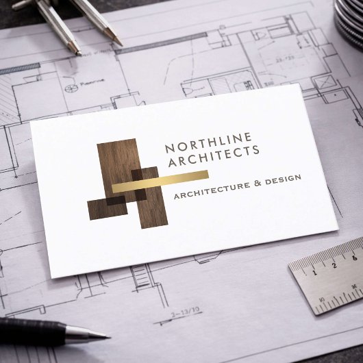 Modern Architectenbureau Logo Visitekaartje