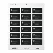 Modern Architectural Blocks Logo Etiket (Full Sheet)