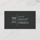 Modern Architectural Blocks Logo Visitekaartje (Achterkant)