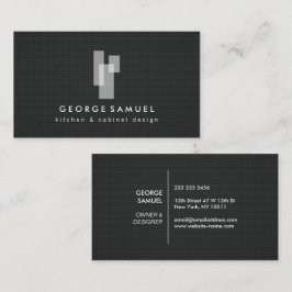Modern Architectural Blocks Logo Visitekaartje