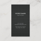 Modern Architectural Blocks Logo Wit/Grijs  Visitekaartje (Achterkant)
