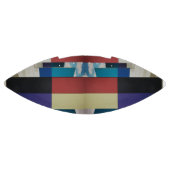 Modern Architectural Color-Block Abstract Art Foot American Football (Paneel)