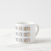 Modern Architectural Facade Design Mug Espresso Kop (Voorkant rechts)