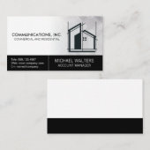 Modern Architectuur Logo Ontwerp Visitekaartje (Voorkant / Achterkant)