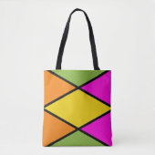 Modern Argyle Pattern Canvas tas (Voorkant)
