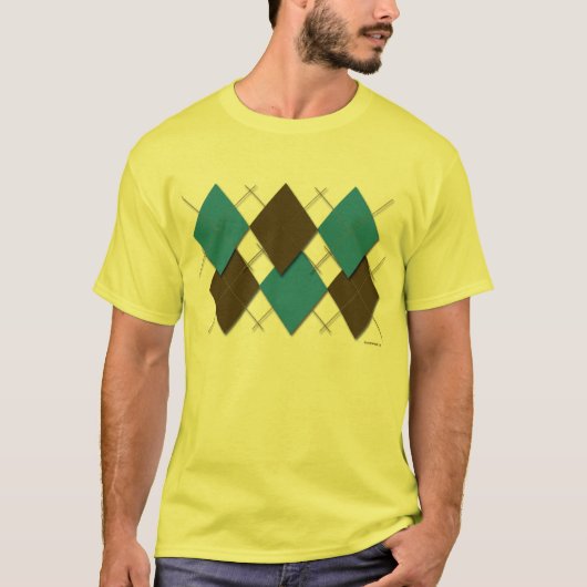 Modern Argyle T-Shirt (Voorkant)