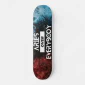 Modern Aries Zodiac Persoonlijk Skateboard (Voorkant)