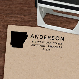 Modern ARKANSAS State Shape Return-adres Zelfinktende Stempel