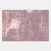 Modern armoedig gekrabd rustiek abstract inpakpapier vel (Voorkant 3)