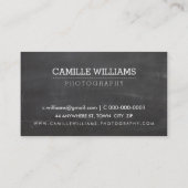 MODERN ARROW LOGO gold folie rustieke hand geteken Visitekaartje (Achterkant)