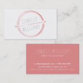 MODERN ARROW LOGO tribal rustieke hand getrokken k Visitekaartje (Voorkant / Achterkant)