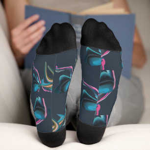 Modern Art Abstract Ontwerp Mixed Media Sokken
