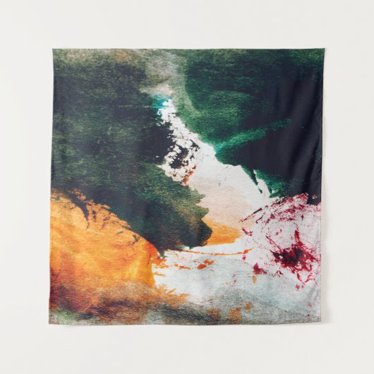 Modern art, abstract painting. Fine art abstract p Wandkleed (Voorkant (horizontaal))