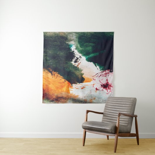 Modern art, abstract painting. Fine art abstract p Wandkleed (In Situ (horizontaal))