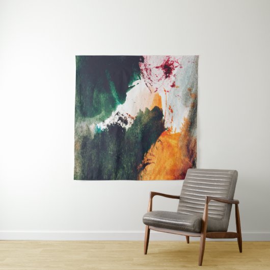 Modern art, abstract painting. Fine art abstract p Wandkleed (In situ)